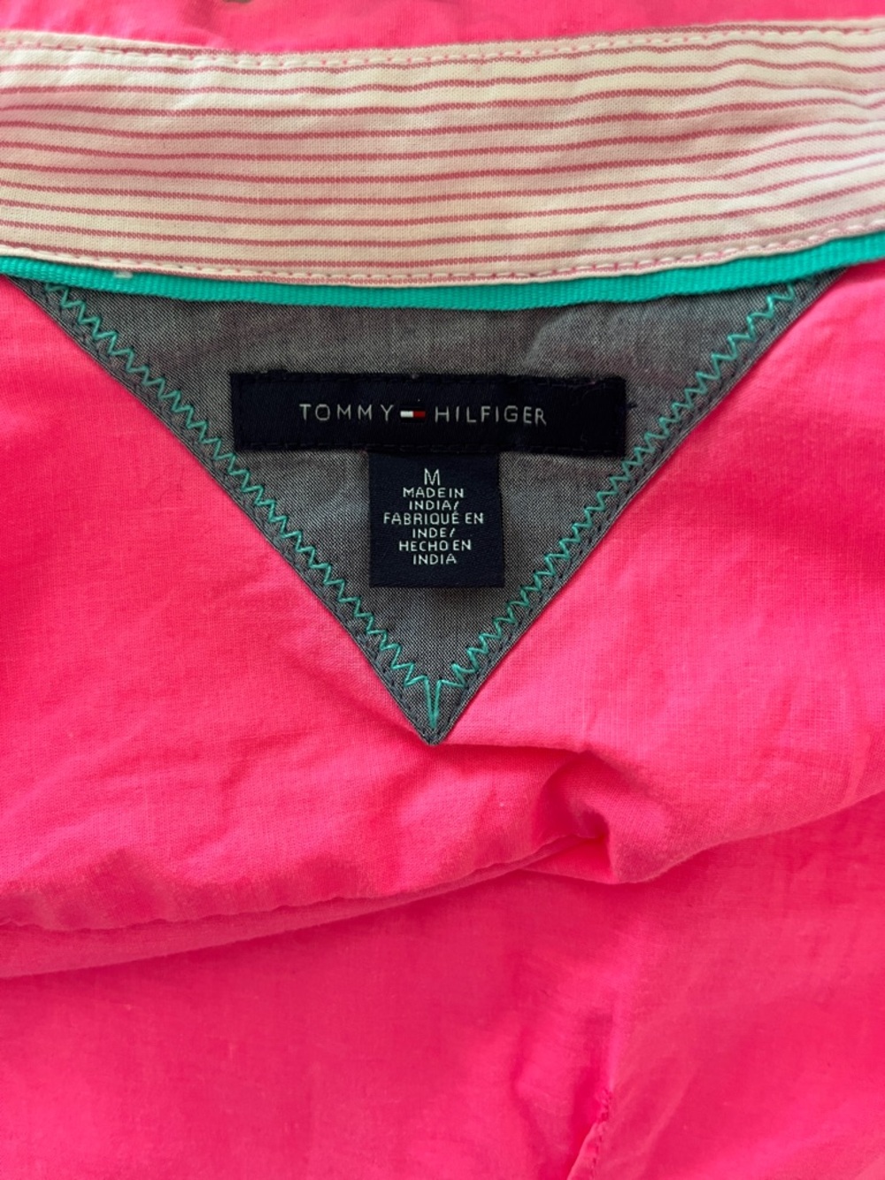 Tommy Hilfiger Hot Pink Long-Sleeve Button Shirt - Picture 9 of 11